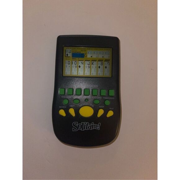Solitare Electronic Hand Held Game 2016 Tested Works Great - Picture 1 of 3